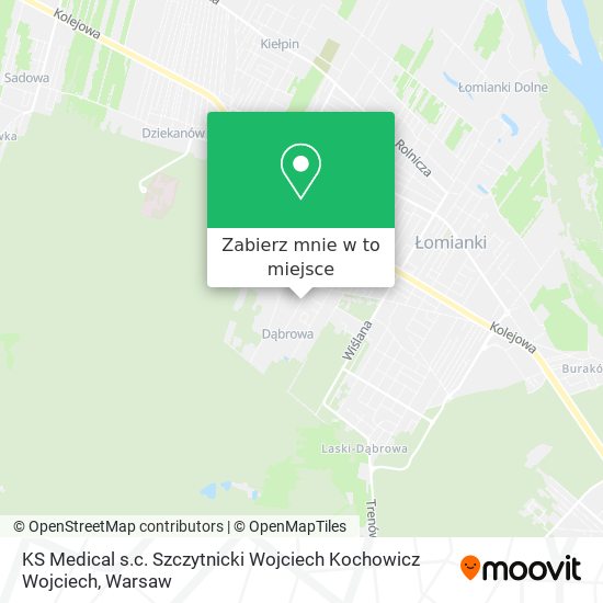 Mapa KS Medical s.c. Szczytnicki Wojciech Kochowicz Wojciech