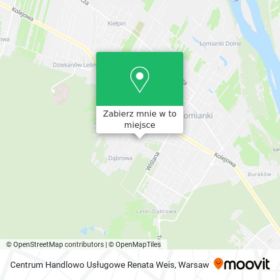 Mapa Centrum Handlowo Usługowe Renata Weis