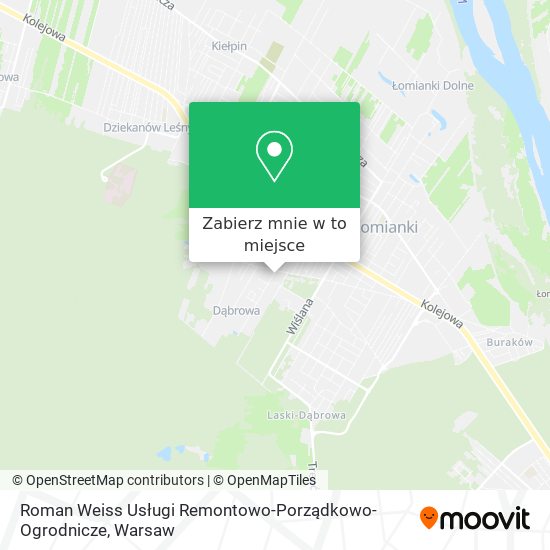 Mapa Roman Weiss Usługi Remontowo-Porządkowo-Ogrodnicze