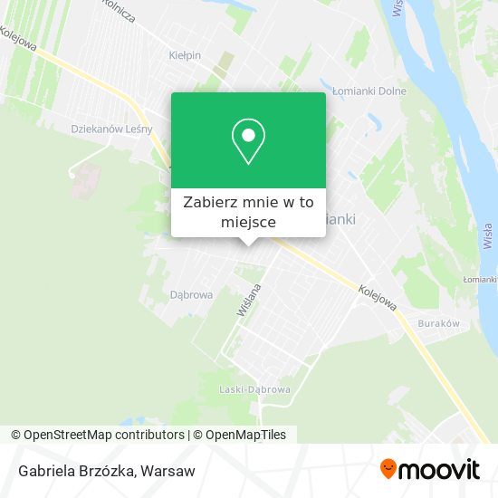 Mapa Gabriela Brzózka