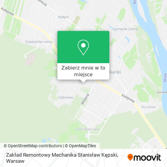 Mapa Zakład Remontowy Mechanika Stanisław Kępski