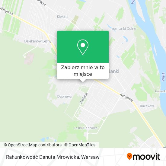 Mapa Rahunkowość Danuta Mrowicka