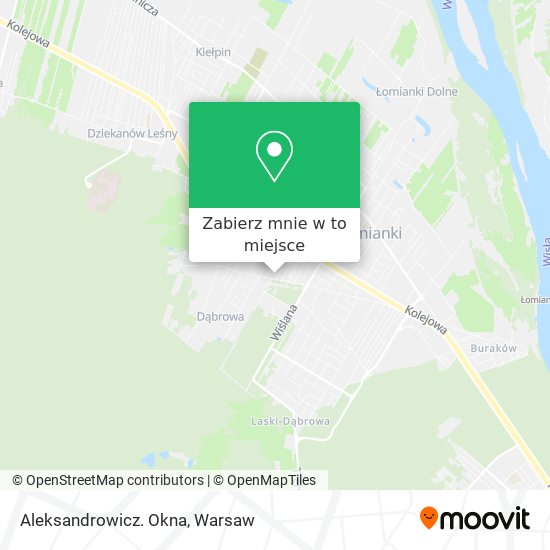 Mapa Aleksandrowicz. Okna