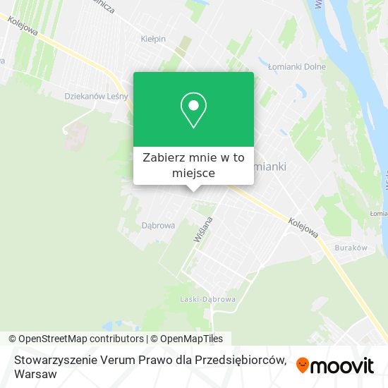 Mapa Stowarzyszenie Verum Prawo dla Przedsiębiorców