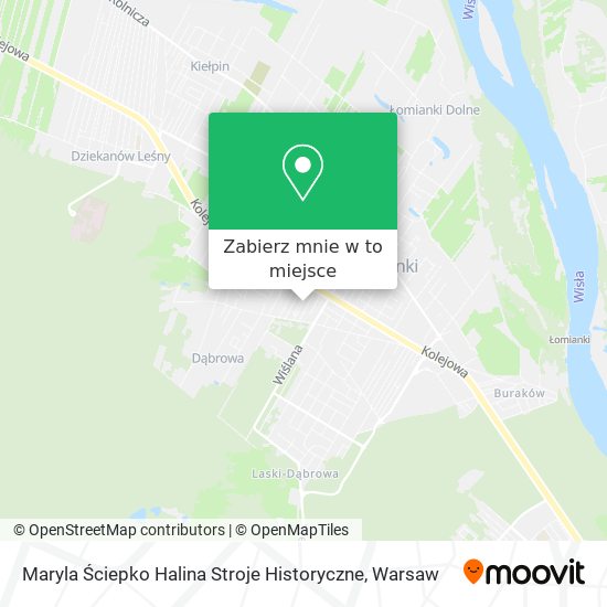 Mapa Maryla Ściepko Halina Stroje Historyczne