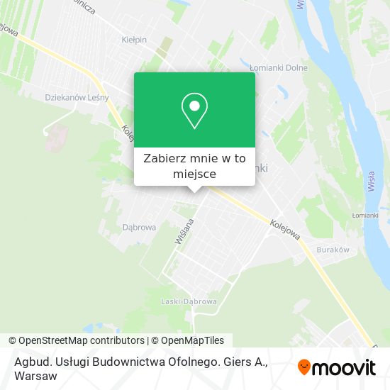 Mapa Agbud. Usługi Budownictwa Ofolnego. Giers A.