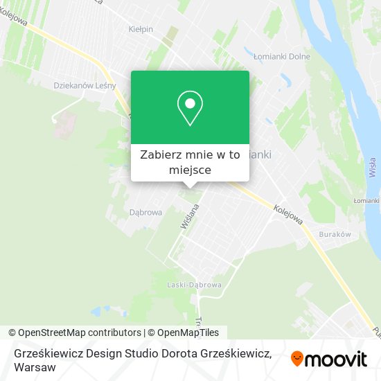 Mapa Grześkiewicz Design Studio Dorota Grześkiewicz