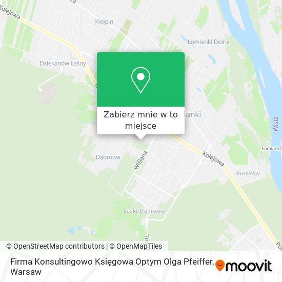 Mapa Firma Konsultingowo Księgowa Optym Olga Pfeiffer