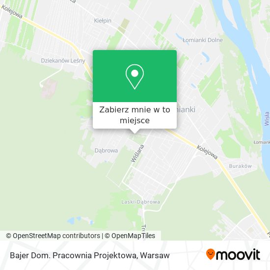 Mapa Bajer Dom. Pracownia Projektowa