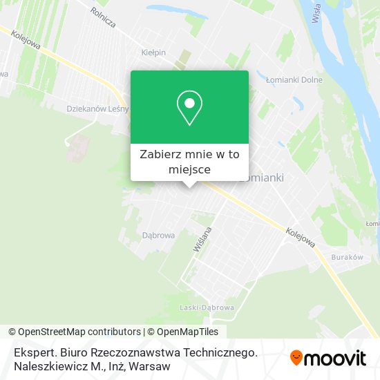 Mapa Ekspert. Biuro Rzeczoznawstwa Technicznego. Naleszkiewicz M., Inż