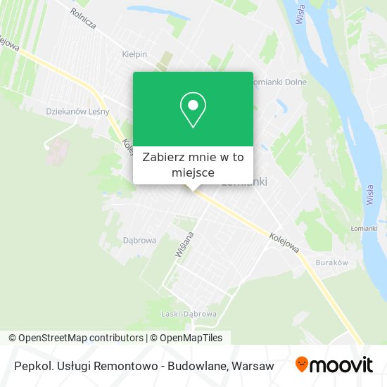 Mapa Pepkol. Usługi Remontowo - Budowlane