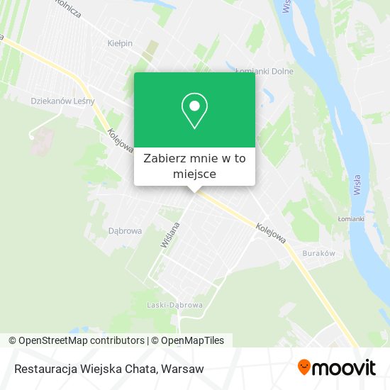 Mapa Restauracja Wiejska Chata