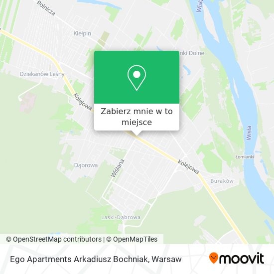 Mapa Ego Apartments Arkadiusz Bochniak