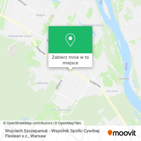 Mapa Wojciech Szczepaniuk - Wspólnik Spółki Cywilnej Flexlean s.c.