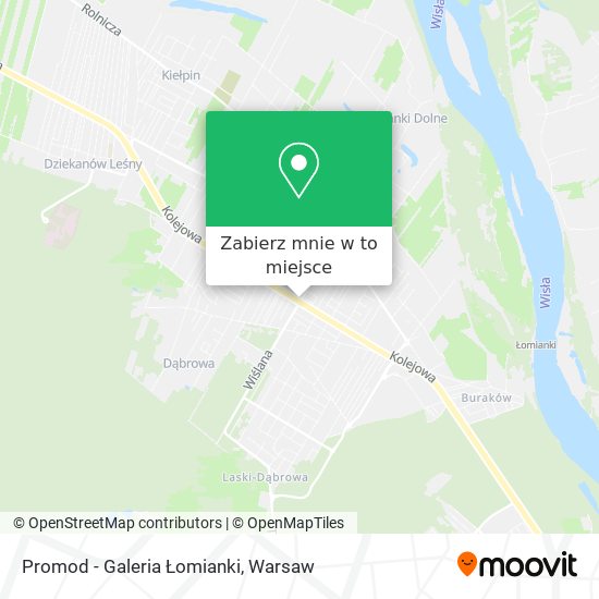 Mapa Promod - Galeria Łomianki