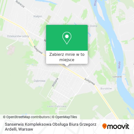 Mapa Sanserwis Kompleksowa Obsługa Biura Grzegorz Ardelli