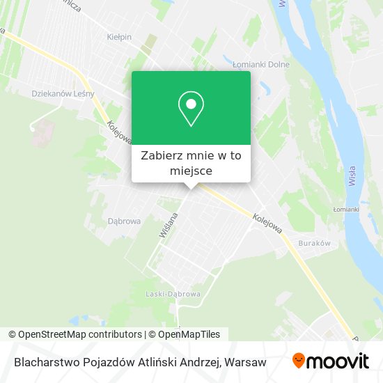 Mapa Blacharstwo Pojazdów Atliński Andrzej