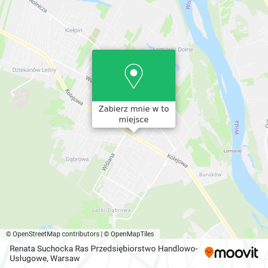 Mapa Renata Suchocka Ras Przedsiębiorstwo Handlowo-Usługowe