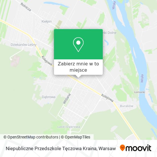 Mapa Niepubliczne Przedszkole Tęczowa Kraina