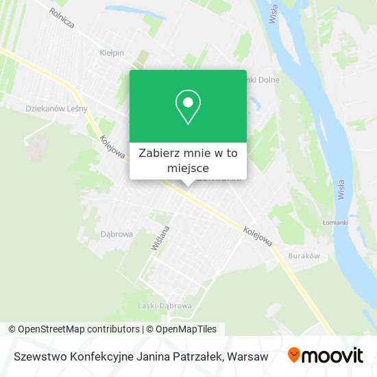 Mapa Szewstwo Konfekcyjne Janina Patrzałek