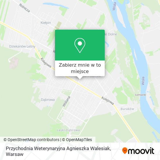 Mapa Przychodnia Weterynaryjna Agnieszka Walesiak