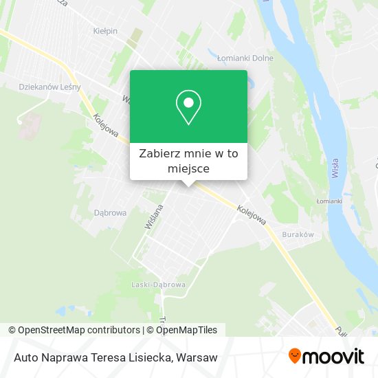 Mapa Auto Naprawa Teresa Lisiecka