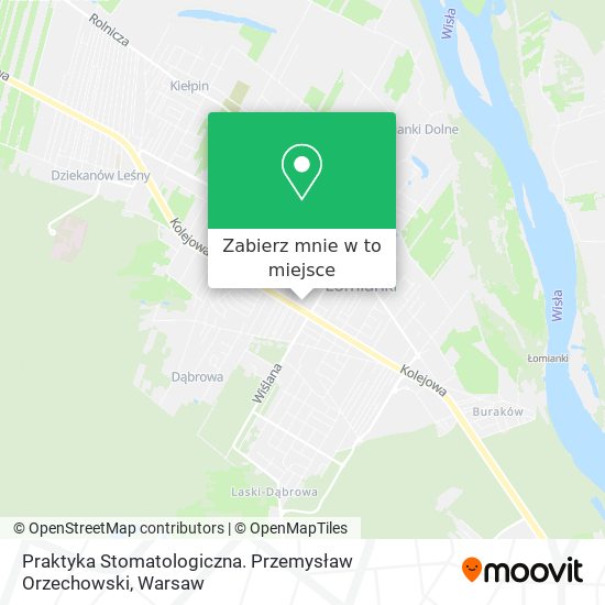 Mapa Praktyka Stomatologiczna. Przemysław Orzechowski