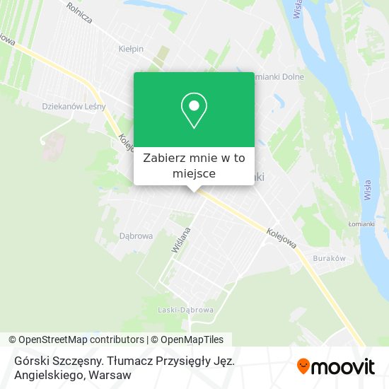 Mapa Górski Szczęsny. Tłumacz Przysięgły Jęz. Angielskiego