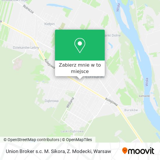 Mapa Union Broker s.c. M. Sikora, Z. Modecki