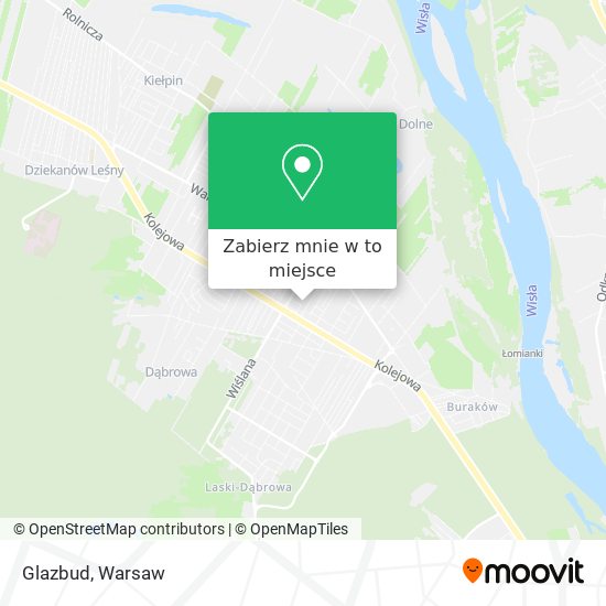 Mapa Glazbud