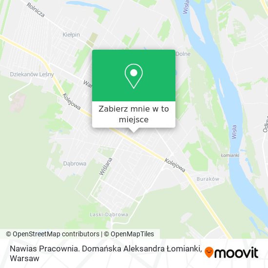 Mapa Nawias Pracownia. Domańska Aleksandra Łomianki