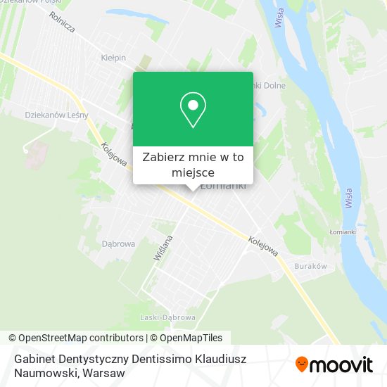 Mapa Gabinet Dentystyczny Dentissimo Klaudiusz Naumowski