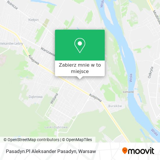 Mapa Pasadyn.Pl Aleksander Pasadyn