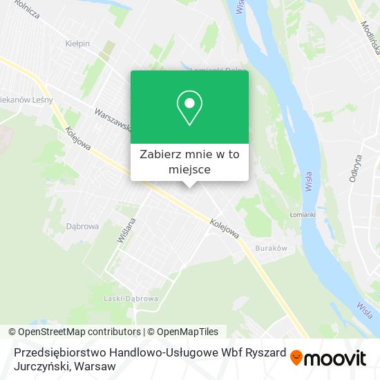 Mapa Przedsiębiorstwo Handlowo-Usługowe Wbf Ryszard Jurczyński