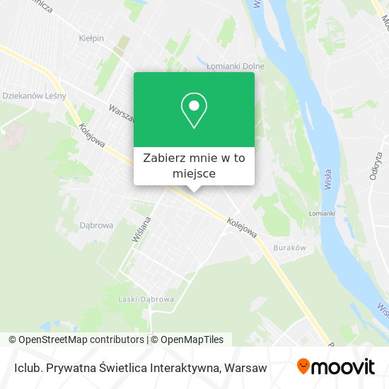 Mapa Iclub. Prywatna Świetlica Interaktywna