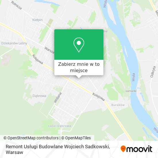 Mapa Remont Usługi Budowlane Wojciech Sadkowski