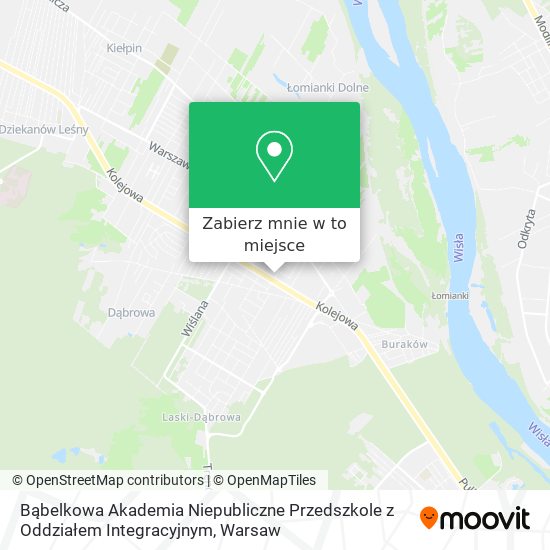 Mapa Bąbelkowa Akademia Niepubliczne Przedszkole z Oddziałem Integracyjnym