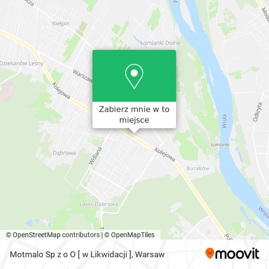 Mapa Motmalo Sp z o O [ w Likwidacji ]