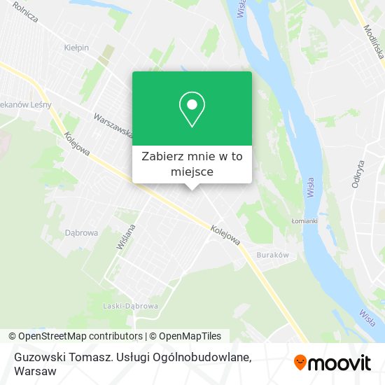 Mapa Guzowski Tomasz. Usługi Ogólnobudowlane