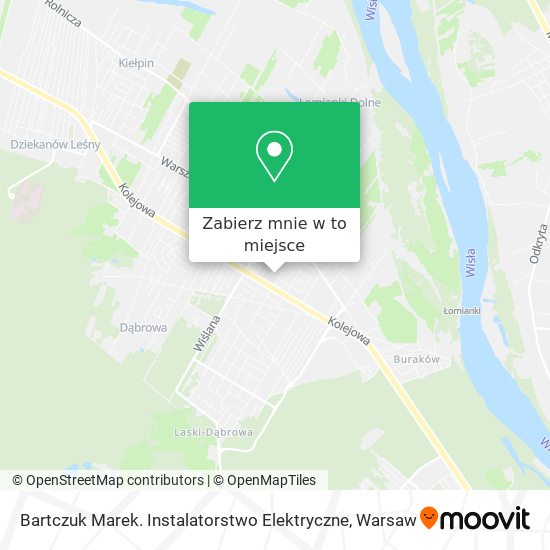 Mapa Bartczuk Marek. Instalatorstwo Elektryczne