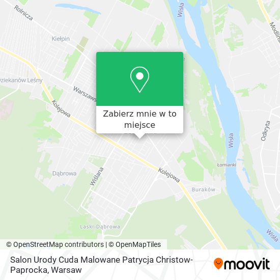 Mapa Salon Urody Cuda Malowane Patrycja Christow-Paprocka