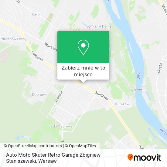 Mapa Auto Moto Skuter Retro Garage Zbigniew Staniszewski