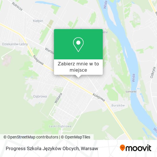 Mapa Progress Szkoła Języków Obcych