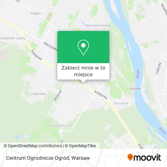 Mapa Centrum Ogrodnicze Ogród