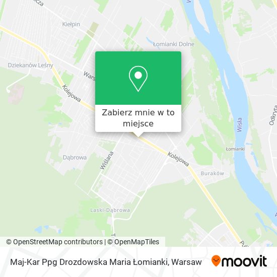 Mapa Maj-Kar Ppg Drozdowska Maria Łomianki