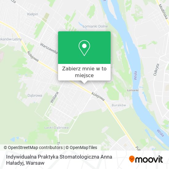 Mapa Indywidualna Praktyka Stomatologiczna Anna Haładyj