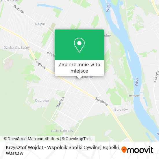 Mapa Krzysztof Wojdat - Wspólnik Spółki Cywilnej Bąbelki