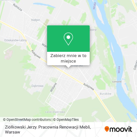 Mapa Ziółkowski Jerzy. Pracownia Renowacji Mebli