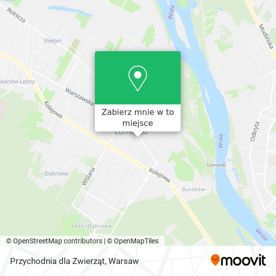 Mapa Przychodnia dla Zwierząt