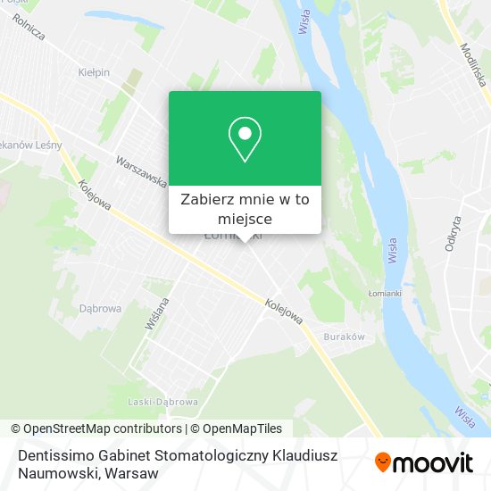 Mapa Dentissimo Gabinet Stomatologiczny Klaudiusz Naumowski